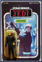 Luke Skywalker (Jedi Knight) from Star Wars - Return of the Jedi - Basic Series manufactured by Kenner [Front]