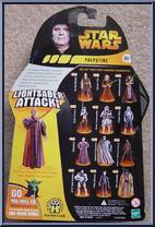 Emperor Palpatine (Firing Force Lightning!) from Star Wars - Revenge of the Sith - Collection 1 manufactured by Hasbro [Back]