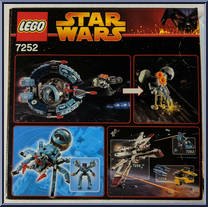 Droid Tri-Fighter from Star Wars - Revenge of the Sith - Basic Series manufactured by Lego [Back]