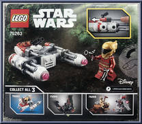 Resistance Y-Wing Microfighter from Star Wars - Rise of Skywalker - Microfighters manufactured by Lego [Back]