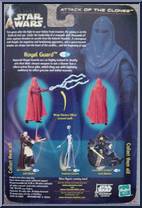 Royal Guard (Coruscant Security) from Star Wars - Saga - Attack of the Clones manufactured by Hasbro [Back]