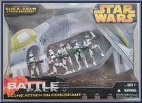 Clone Attack on Coruscant from Star Wars - Saga Collection - Battle Packs manufactured by Hasbro [Front]