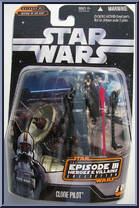 Clone Pilot from Star Wars - Saga Collection - Episode III Heroes & Villains manufactured by Hasbro [Front]