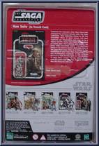 Han Solo (Trench Coat) from Star Wars - Saga Collection - Vintage Saga Collection manufactured by Hasbro [Back]