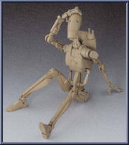 Battle Droid from Star Wars - S.H. Figuarts - Episode I - Phantom Menace manufactured by Bandai [Loose]