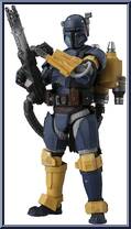 Heavy Infantry Mandalorian from Star Wars - S.H. Figuarts - Mandalorian manufactured by Bandai [Loose]