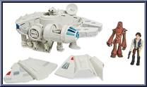 Millennium Falcon Playset with Han and Chewie from Star Wars Toybox - Box Sets manufactured by Disney [Loose]