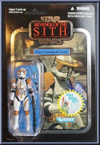Clone Commander Cody from Star Wars - Vintage Collection - Foil Cards manufactured by Hasbro [Front]