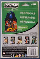Commander Gree from Star Wars - Vintage Collection - Basic Series manufactured by Hasbro [Back]