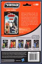 Rebel Soldier (Echo Base Battle Gear) from Star Wars - Vintage Collection - Basic Series manufactured by Hasbro [Back]