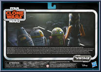 Escape from Order 66 from Star Wars - Vintage Collection (2018) - Clone Wars manufactured by Hasbro [Back]
