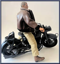 Steve McQueen (German WWII Motorcycle) from Steve McQueen - Basic Series manufactured by 21st Century Toys [Loose]