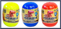 StikStegosaurus (Clear Yellow) from Stikbot - Dino Eggs manufactured by Zing [Front]