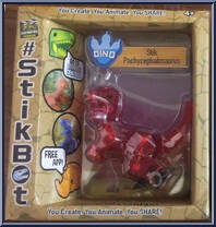 StikPachycephalosaurus (Clear Red) Action Figure