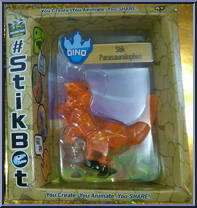 StikParasaurolophus (Clear Orange) Action Figure