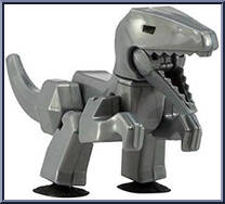 StikVelociraptor (Grey) Action Figure