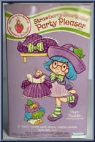 Plum Puddin' (with Elderberry Owl) from Strawberry Shortcake - Party Pleaser manufactured by Kenner [Back]