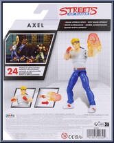 Axel from Streets of Rage - Basic Series manufactured by Jakks Pacific [Back]