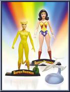 Wonder Woman & Cheetah from Super Friends - Basic Series manufactured by DC Direct [Loose]