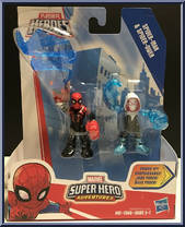 Spider-Man & Spider-Gwen from Super Hero Adventures - 2-Packs manufactured by Hasbro [Front]