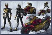 Masked Rider Agito & Machine Tornader from Super Imaginative Chogokin - Figure & Machine manufactured by Bandai [Front]