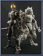 Masked Rider Faiz (Anniversary) from Super Imaginative Chogokin - Classics 2007 manufactured by Bandai [Front]