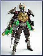 Masked Rider Garren (Jack Form) from Super Imaginative Chogokin - Toei Hero Net (Limited) manufactured by Bandai [Front]