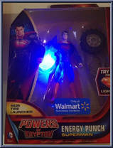 Superman (Energy Punch) from Superman - Man of Steel - Powers of Krypton - Wal-Mart manufactured by Mattel [Front]