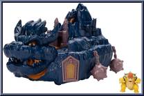 Bowser's Island Castle from Super Mario Bros. - Movie - Mini World manufactured by Jakks Pacific [Loose]