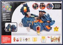 Bowser's Island Castle from Super Mario Bros. - Movie - Mini World manufactured by Jakks Pacific [Back]