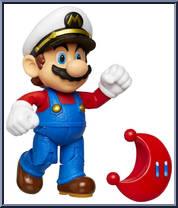 Captain Mario (with Red Power Moon) from Super Mario - Basic Series manufactured by Jakks Pacific [Loose]
