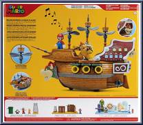 Deluxe Bowser's Airship Playset from Super Mario - Playsets manufactured by Jakks Pacific [Back]