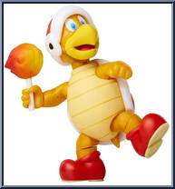 Fire Bro (with Fireball) from Super Mario - Basic Series manufactured by Jakks Pacific [Loose]
