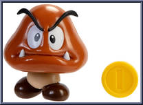 Goomba (with Coin) from Super Mario - Basic Series manufactured by Jakks Pacific [Loose]