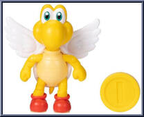 Koopa Paratroopa (with Coin) from Super Mario - Basic Series manufactured by Jakks Pacific [Loose]