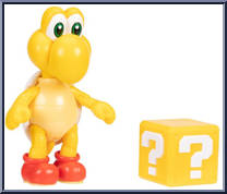 Koopa Troopa (Red) (with Question Block) from Super Mario - Basic Series manufactured by Jakks Pacific [Loose]