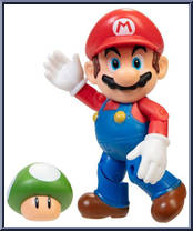 Mario (with 1-Up Mushroom) Action Figure
