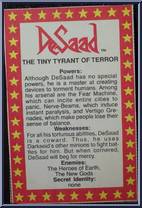 DeSaad from Super Powers - Series 2 manufactured by Kenner [Loose]