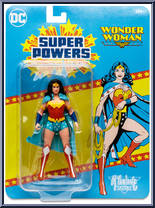 Wonder Woman (Blue Cape) from Super Powers - Basic Series manufactured by McFarlane [Front]