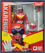 Himitsu Sentai Gorenger - Akarenger from Super Sentai - S.H. Figuarts manufactured by Bandai [Front]