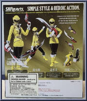 Kaizoku Sentai Gokaiger - Gokai Yellow from Super Sentai - S.H. Figuarts manufactured by Bandai [Back]