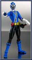 Samurai Sentai Shinkenger - Shinken Blue from Super Sentai - S.H. Figuarts manufactured by Bandai [Loose]