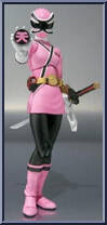 Samurai Sentai Shinkenger - Shinken Pink from Super Sentai - S.H. Figuarts manufactured by Bandai [Loose]