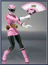 Samurai Sentai Shinkenger - Shinken Pink from Super Sentai - S.H. Figuarts manufactured by Bandai [Loose]