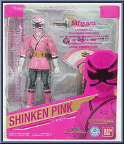 Samurai Sentai Shinkenger - Shinken Pink from Super Sentai - S.H. Figuarts manufactured by Bandai [Front]