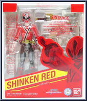 Samurai Sentai Shinkenger - Shinken Red from Super Sentai - S.H. Figuarts manufactured by Bandai [Front]