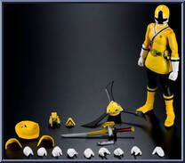 Samurai Sentai Shinkenger - Shinken Yellow from Super Sentai - S.H. Figuarts manufactured by Bandai [Loose]