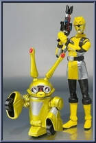 Tokumei Sentai Go-Busters - Yellow Buster & Usada Lettuce Action Figure