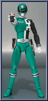 Tokusou Sentai Dekaranger - DekaGreen from Super Sentai - S.H. Figuarts manufactured by Bandai [Loose]
