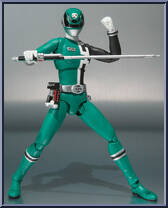 Tokusou Sentai Dekaranger - DekaGreen from Super Sentai - S.H. Figuarts manufactured by Bandai [Loose]